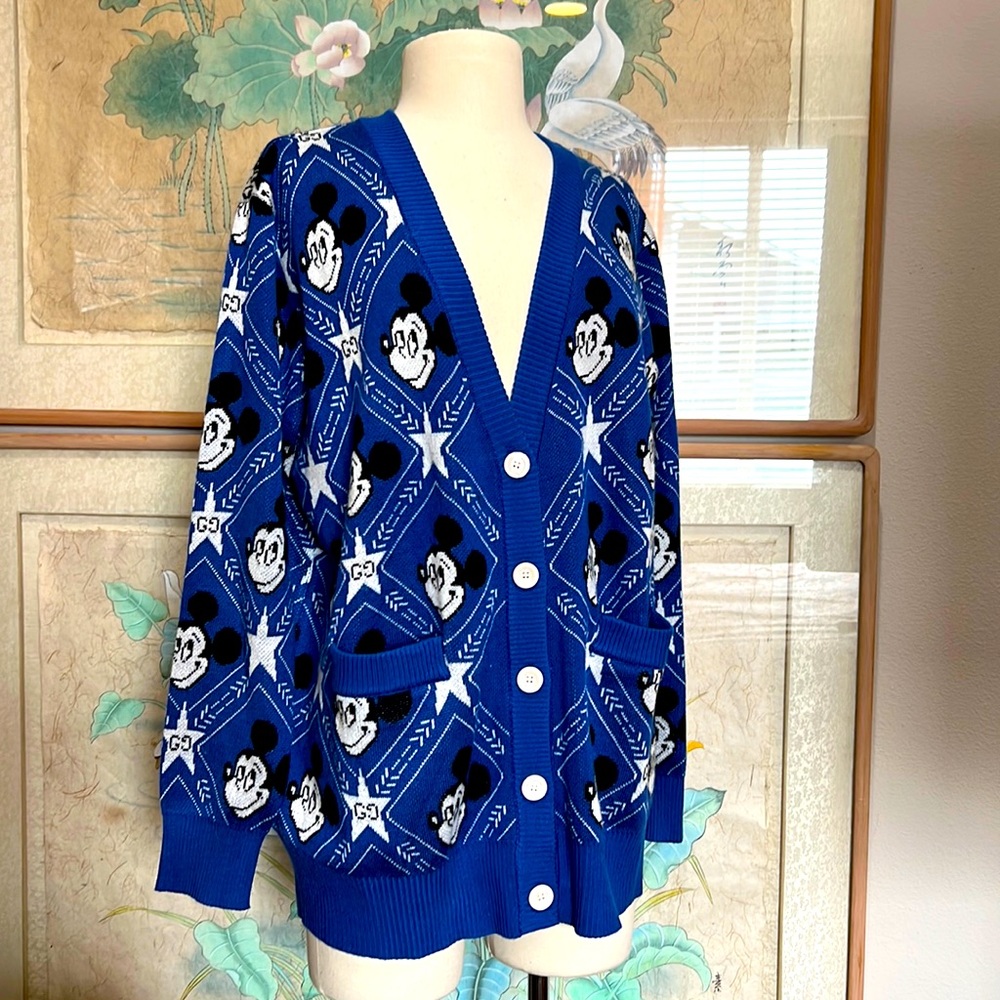 Disney Gucci Mickey Mouse Cardigan